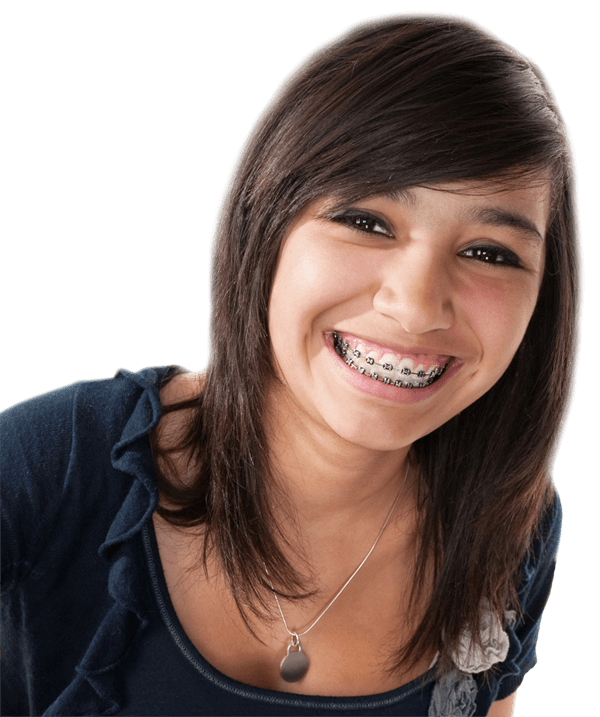 Woman with Braces